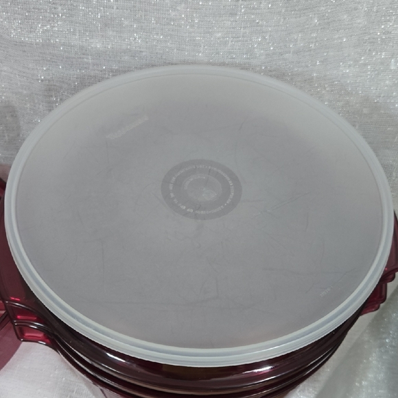 Tupperware Tupperwave Cranberry Stack Cooker Set With Extras - Picture 3 of 9